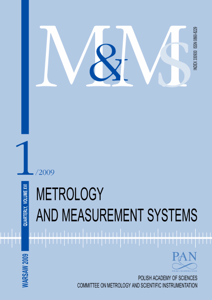 Metrology and Measurement Systems Vol. XVI No. 3
