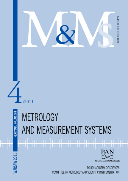 Metrology and Measurement Systems Vol. XVIII No. 4